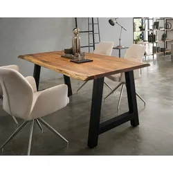 SalesFever »Saira« Esstisch Akazie mit A-Gestell 180x90 cm
