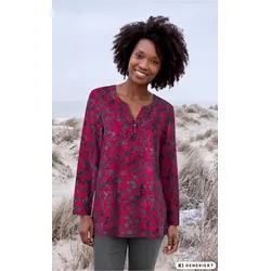Viskose-Tunika in Muster fuchsia in Größe 38 von DW-Shop, Fuchsia, 38