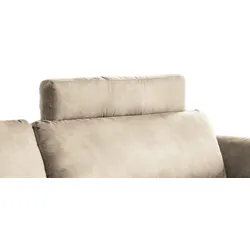KOPFSTÜTZE MALTA Beige Webstoff