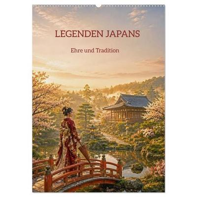 LEGENDEN JAPANS - Ehre und Tradition (Wandkalender 2027 DIN A2 hoch), CALVENDO Monatskalender