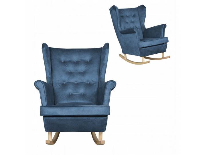Family Meble Schaukelstuhl Family Meble Diana Schaukelsessel Ohrensessel Aura 17 Jeans 84x104x92