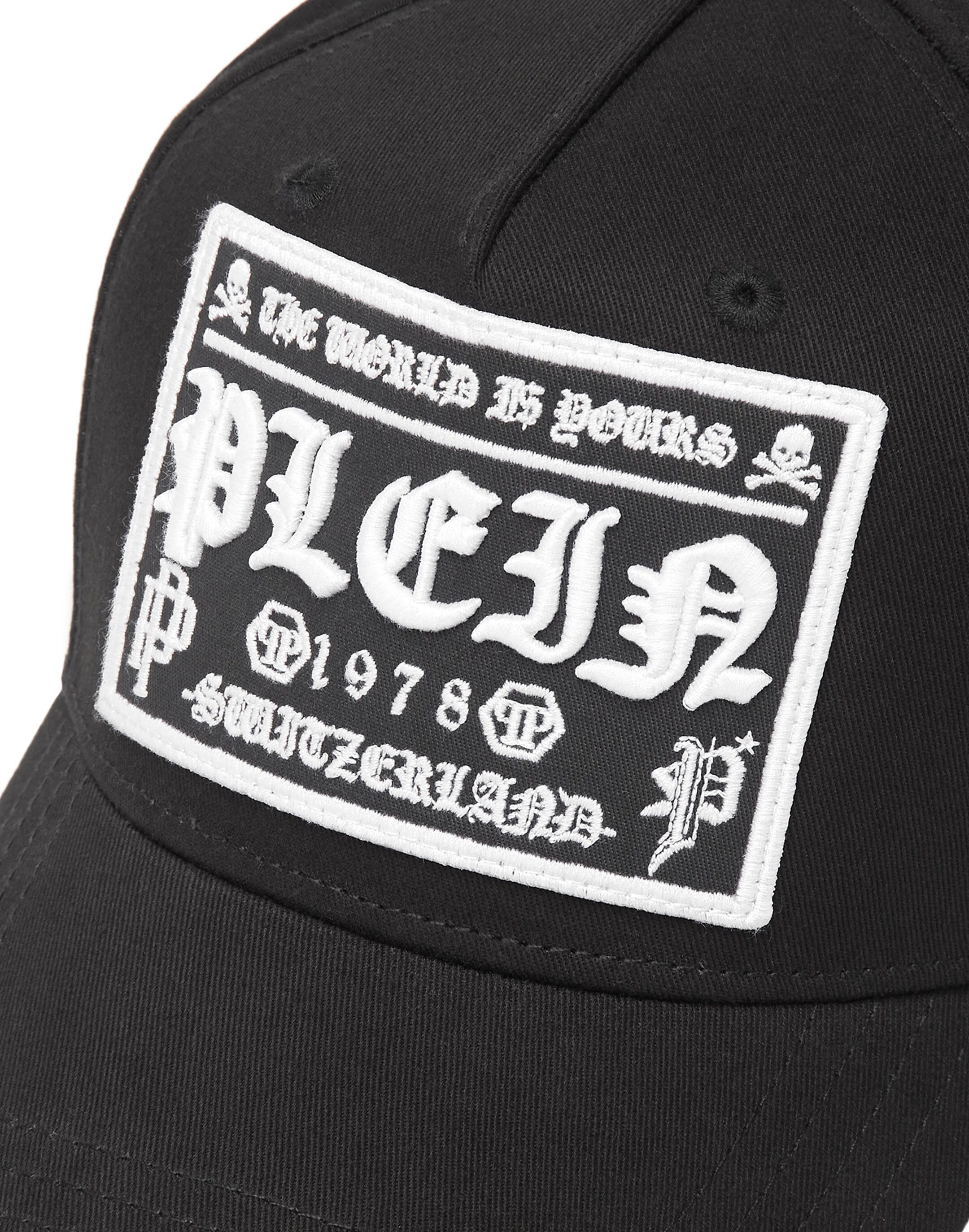 Baseball Cap PHILIPP PLEIN "Gothic Plein", Jungen, schwarz (02, schwarz), Caps