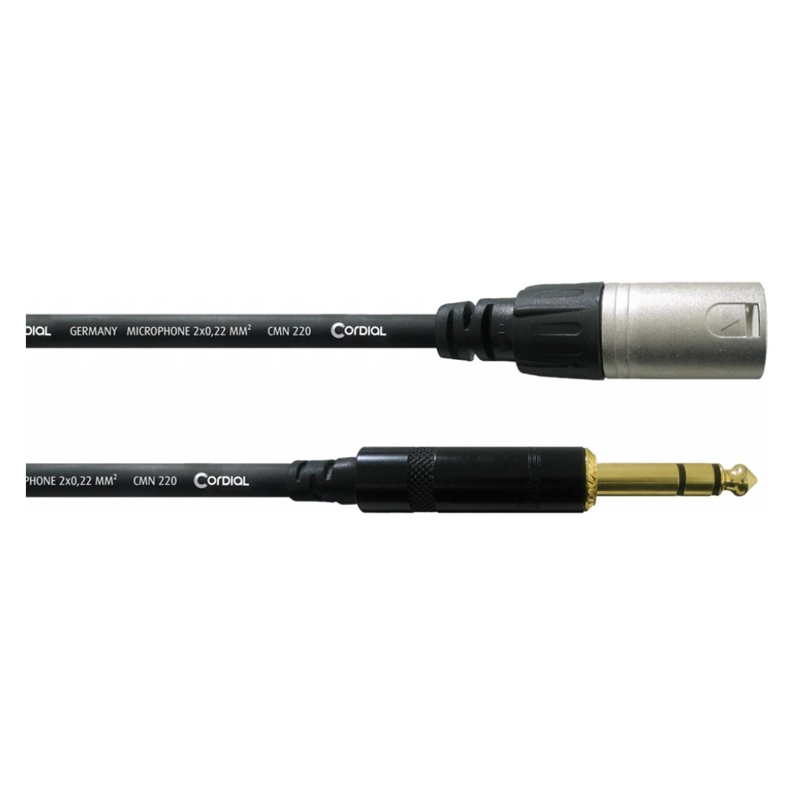 Cordial Cfm 3 Mv (3 m, 6.3mm Klinkenkabel, XLR Kabel) (CFM 3 MV)