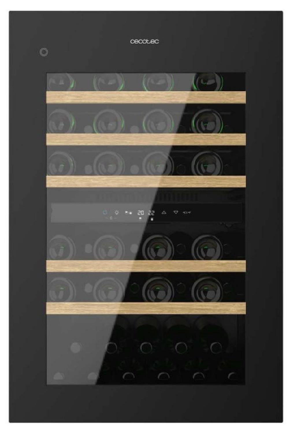 Cecotec Bolero GrandSommelier Duo 57000 Touch Black Compressormodel Wijnkoeler