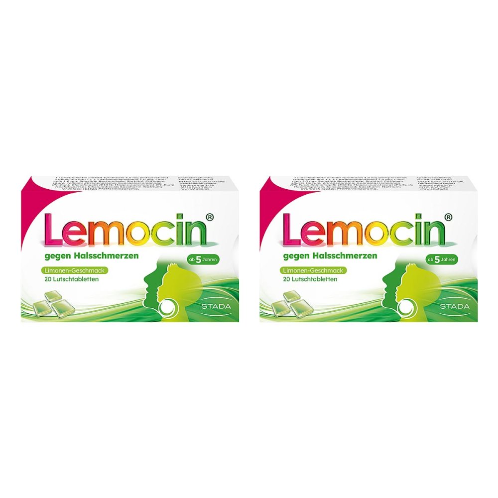 STADA Consumer Health Deutschland GmbH Lemocin gegen Halsschmerzen Limettengeschmack ab 5 Jahren 08102712