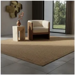Teppich Outdoor DAFNE in Braun, einfarbig, 80 x 150 cm