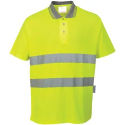Warnschutz Polo-Shirt "S171" Komfort - M - gelb