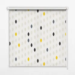 INNENROLLO - Fensterrollo - Rollo - 120x140 cm - Bunte Körner