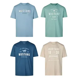 T-Shirt - 4er Pack Mustang Herren T-Shirt - Pack 17 - 5XL