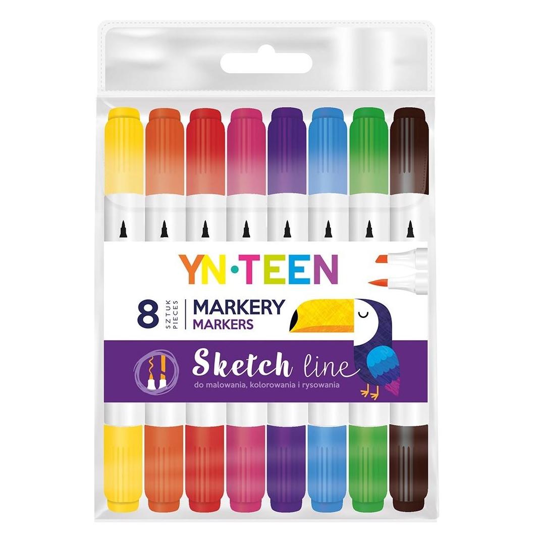 Interdruk Sketch Line Marker 8 Farben YN TEEN (8x) (446795)