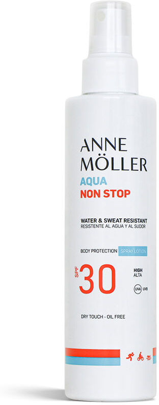 Anne Möller Lotion en spray Aqua Non Stop résistante à l’eau et à la transpiration SPF30