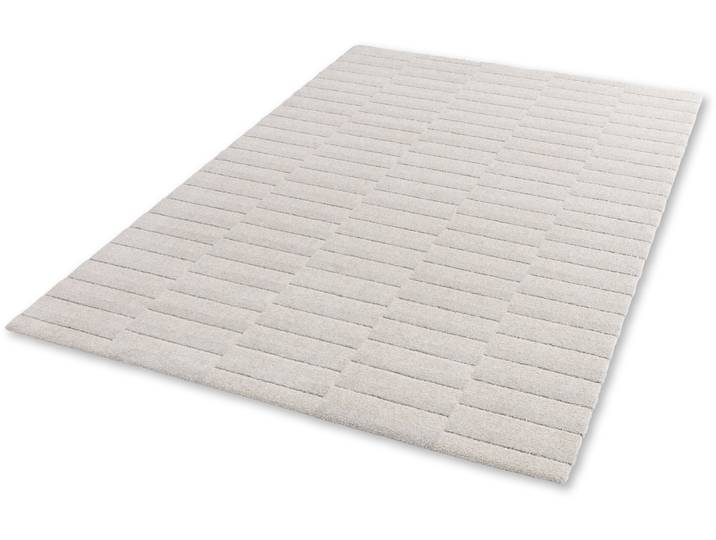 Teppich Amaze 244 , beige (sand), B:140cm H:17mm L:200cm, Kunstfaser, SCHÖNER WOHNEN-KOLLEKTION, Teppiche, Teppich, weicher Kurzflor, WOhnzimmer, Schöner Wohnen Kollektion