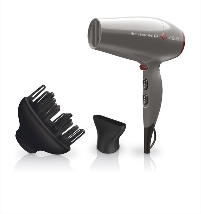 GAMA Diamond 3d Titan Keratin-grigio