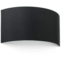 Faro Wandleuchte COTTON R 2xE27, IP20, halbrund, horizontal, schwarz FAR-66416