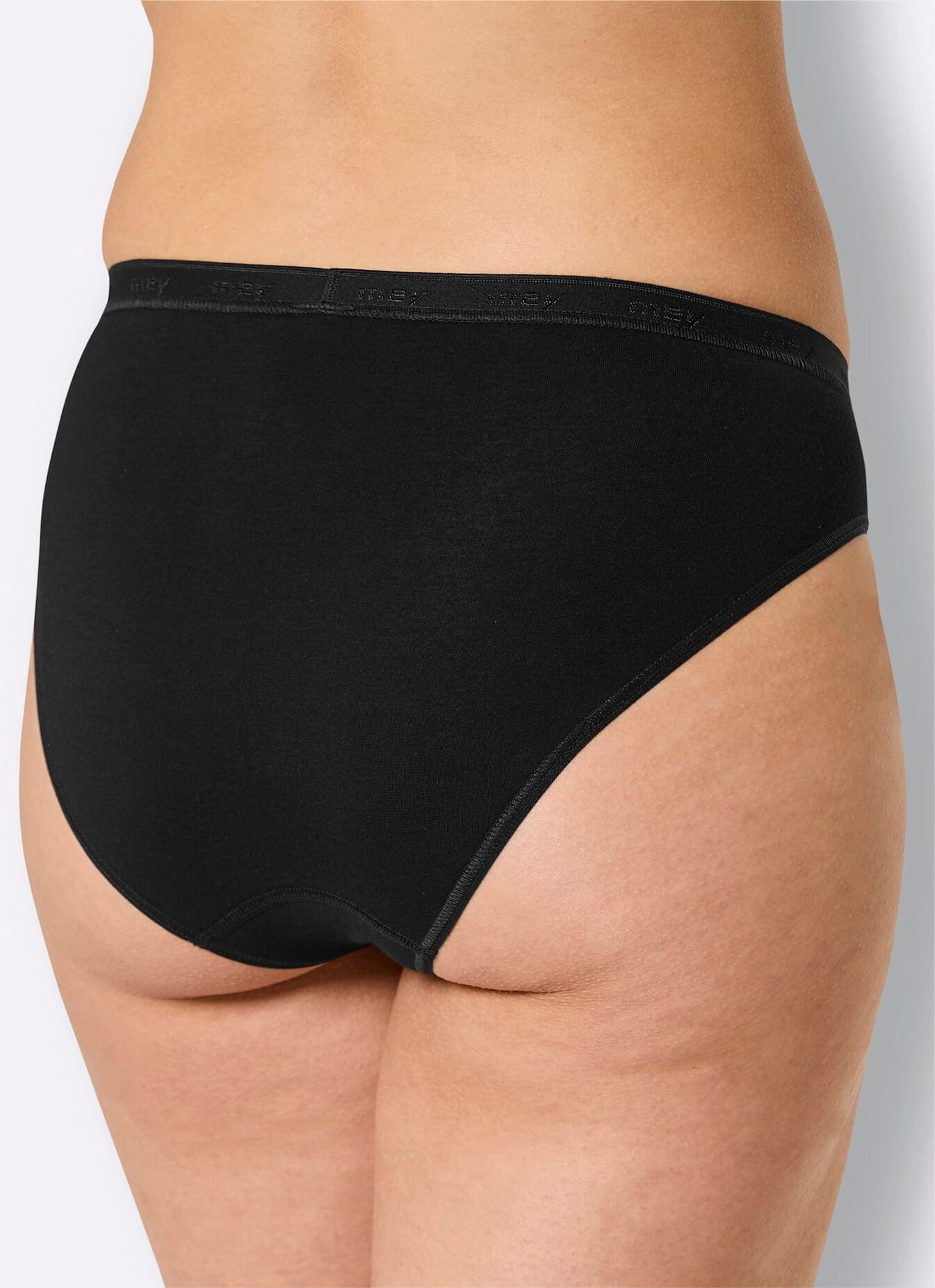 Jazz-Pants Slips MEY, Damen, Gr. 46, 2 Stk., schwarz, 97% Baumwolle, 3% Elasthan, Futter:100% Baumwolle, Unterhosen Jazz-Pants Slips schwarz 46, 2 Stk.