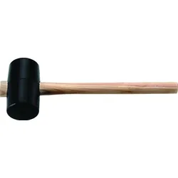 Gummihammer Kopf-D.90mm Kopf-L.139mm schwarz ES 90 Shore A flache Bahn TECWERK