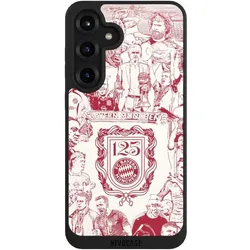 Nivocase Handyhülle für Samsung Galaxy S25+ Hülle NIVOpure Case Schwarz FC Bayern München Offizielles (Samsung Galaxy S25+), Smartphone Hülle, Schwarz