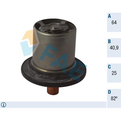 FAE Thermostat, Kühlmittel 5331082 für Citroën/Peugeot RENAULT