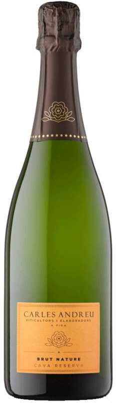 Carles Andreu Brut Nature Reserva 2023 - Espumoso elegante de España con 11,50% de graduación