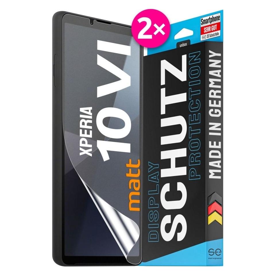 Smart Engineered se 3D Schutzfolie Sony Xperia 10VI entspiegelt (VPE 2) (2 Stk., Sony Xperia 10 VI) (SE0-F0102-0514-24-M)