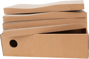 Inspire Curations ScratchNest Cardboard Cat Scratching Box & Lounge Set For Indoor Cats yellow