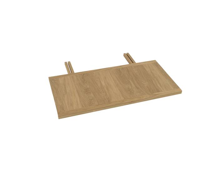 Mavis Table à manger Arv avec rallonge Chêne blanchi pigmenté, finition mate laquée