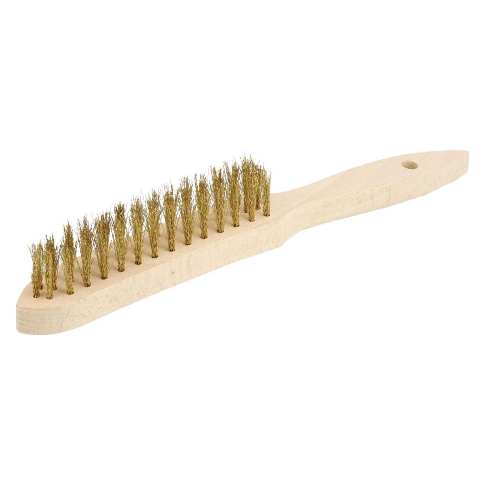 Magni Osborn 1150595 Drahthandbürste 5-Reihen gewellt aus Messing (4013349510167)
