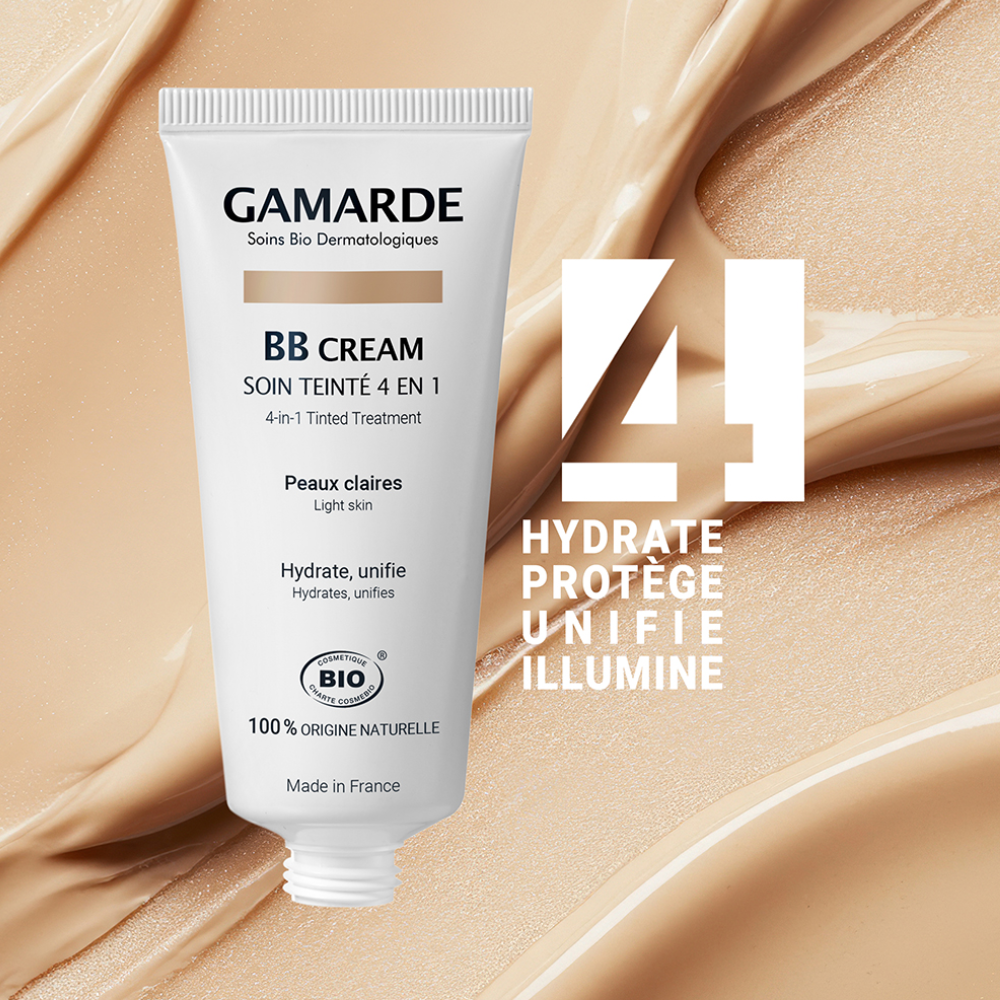 Gamarde BB Cream 4-in-1 Tinted Treatment 40g Light Skin