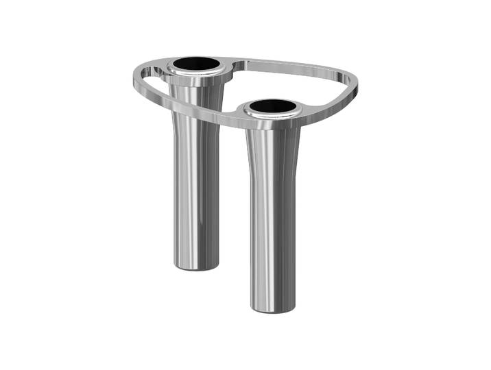 LIND DNA Bougeoir à combiner Lind Curve chrome Double