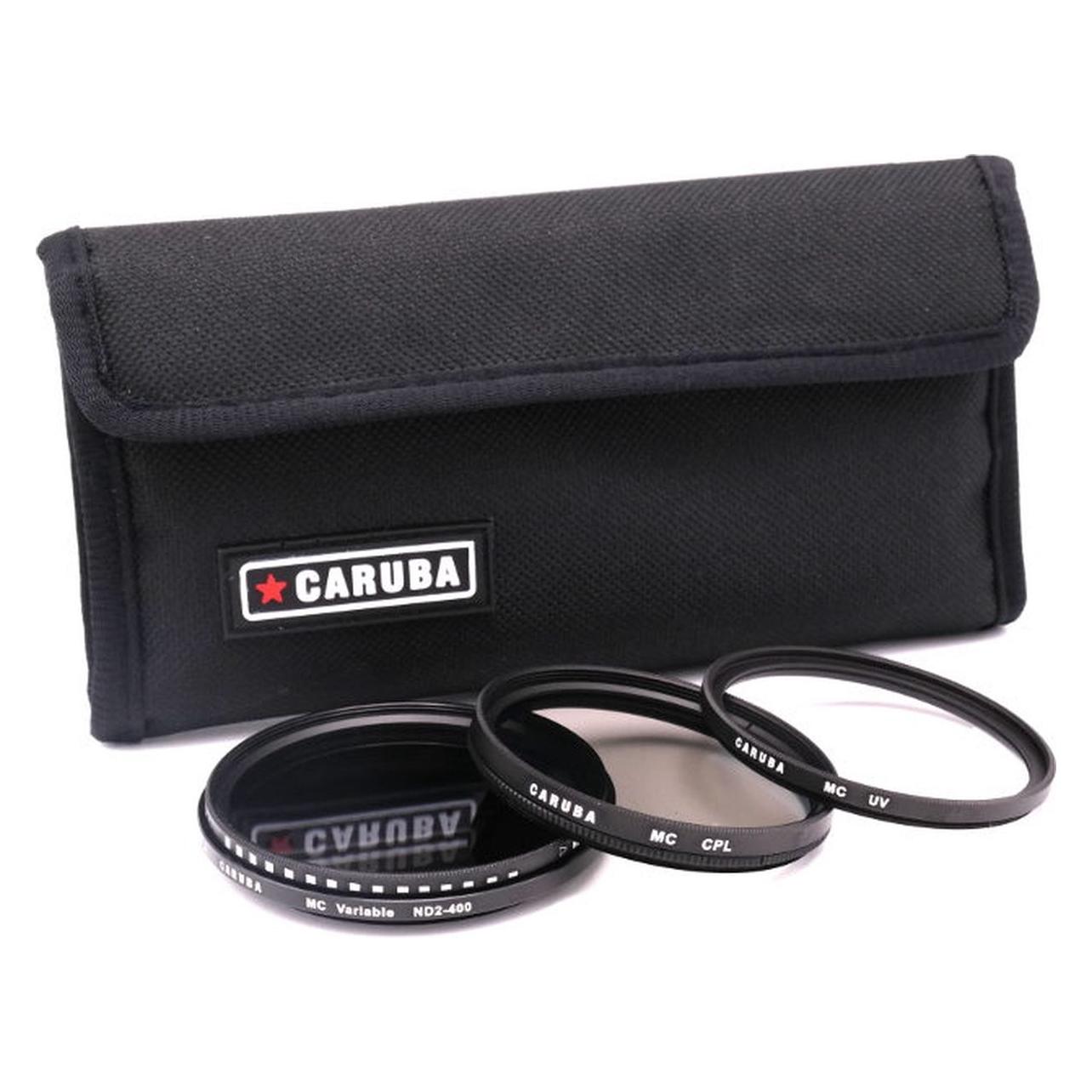 Caruba UV+CPL+variablem ND2 400 Set 58mm (58 mm, UV-Filter) (D101480)