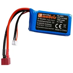 drive&fly - LiPo Akku 7,4 Volt - 1500mAh - T-Plug