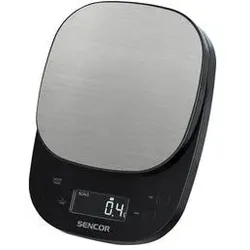 Sencor SKS 0804BK schwarz / Digitale Küchenwaage / max. 2kg / Touch-Tasten, Küchenwaage, Schwarz