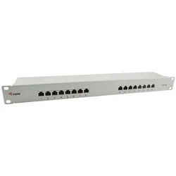 equip Patchpanel 16x 1HE, Server Zubehör, Grau