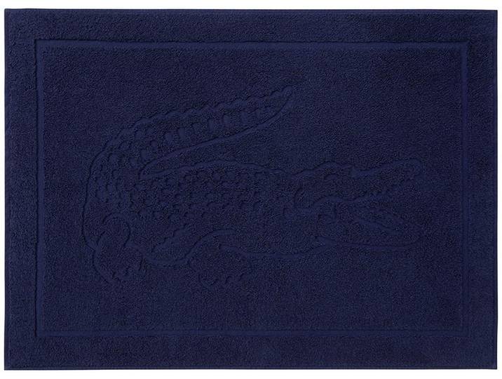 Badematte LACOSTE »LLACOSTE« , blau (marine), H:20mm, Baumwolle, Badematten, Badematte, hochwertige Badematte in Grösse 55x80 cm
