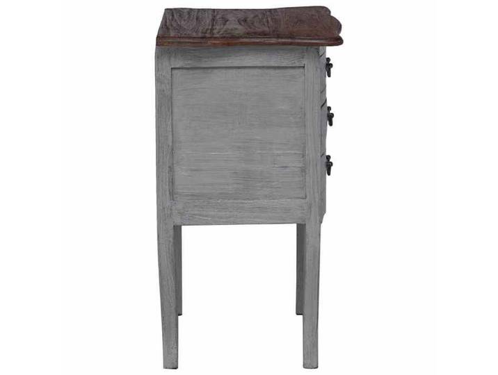 Cabinet de Lit Moderne Brun Table de chevet/nuit avec rangement bois d'acajou massif 48x35x64 cm CC2244