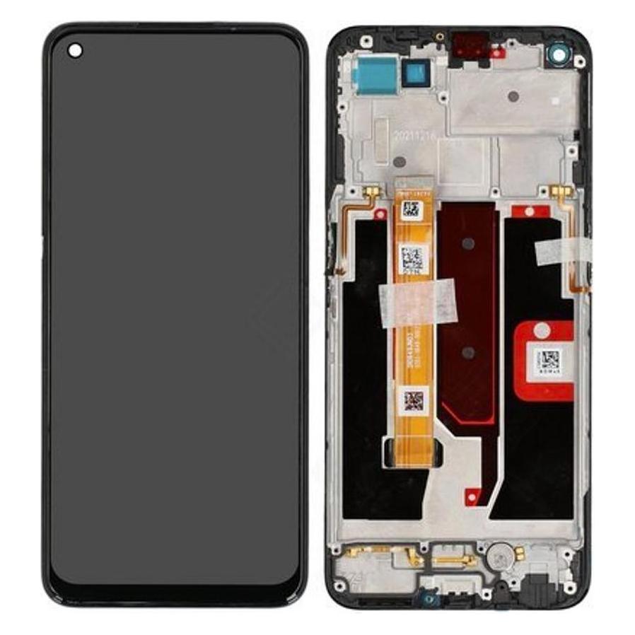OPPO LCD + Touch + Frame für CPH2197, CPH2195 A74 5G, A54 5G - black (4906219)