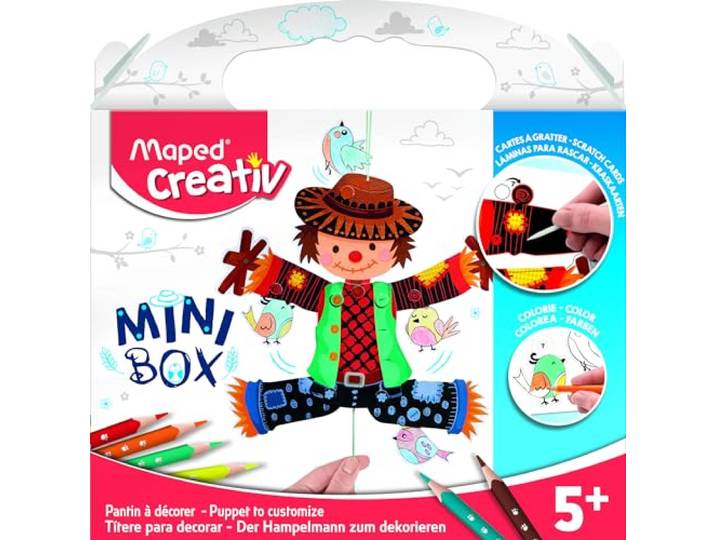 Maped Creativ Mini Box Papier Speelgoed Poppen en Kleuren
