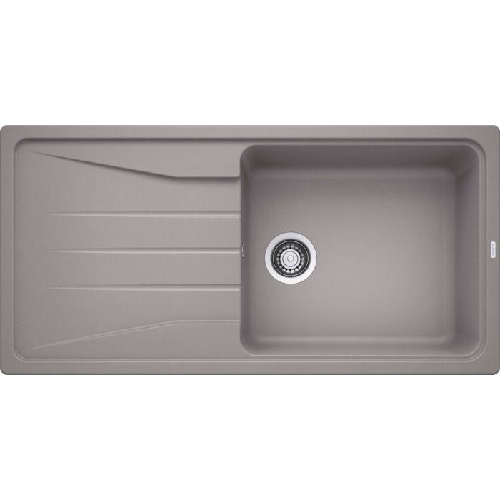 Blanco Sona XL 6 S Spüle 519691 100x50cm, PuraDur alumetallic, reversibel, ohne Ablauffernbedienung