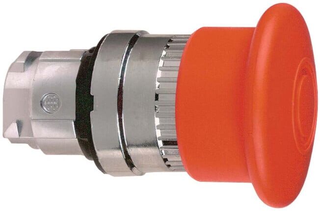 Schneider Electric Bouton d'arrêt d'urgence rouge, D=40, tirage prolongé ZB4BT84 (ZB4BT84)