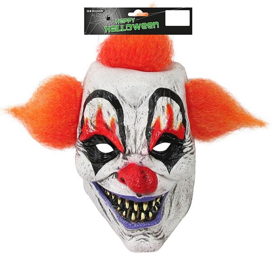 Verkleidungsmaske AMSCAN "Halloween", orange (bunt), Verkleidungsmasken, Verkleidungsmaske bunt Einheitsgröße