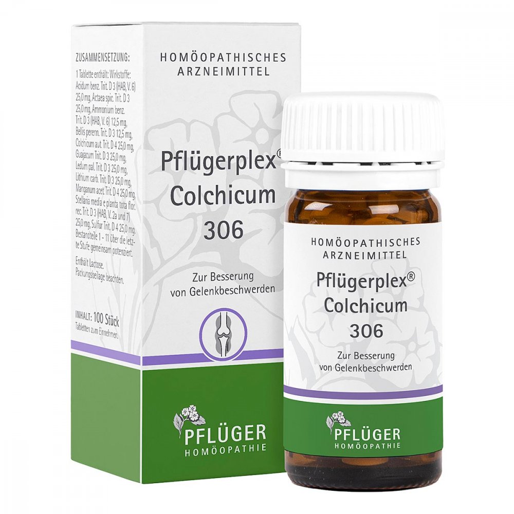 Homöopathisches Laboratorium Alexander Pflüger Gmb Pflügerplex Colchicum 306 Tabletten 04301595