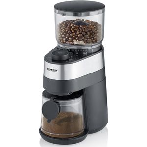 Severin Kaffeemühle KM 3880, elektrisch, schwarz, mit Scheibenmahlwerk, Füllmenge 240g