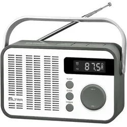 Elta OLIWIA Radio mit digitalem Tuning-Modelle 261 schwarz (FM, Radio Frequency (RF)), Radio, Grau, Schwarz