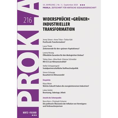 Widersprüche »grüner« industrieller Transformation, Taschenbuch von , Bertz und Fischer, 978-3-86505-916-1