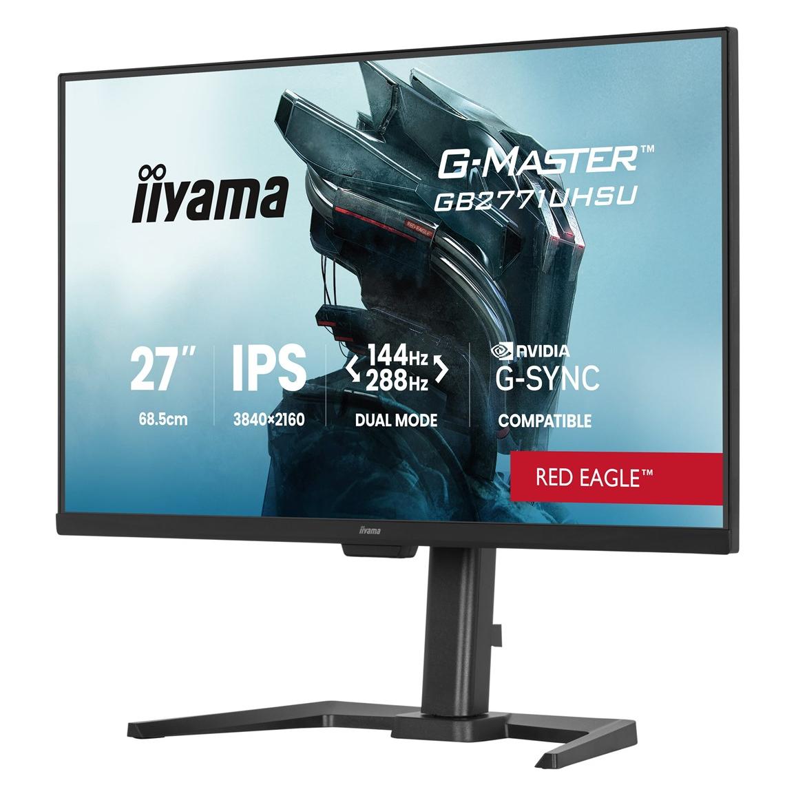 iiyama G-Master GB2771UHSU-B1 Red Eagle (3840 x 2160 Pixel, 27") (GB2771UHSU-B1)