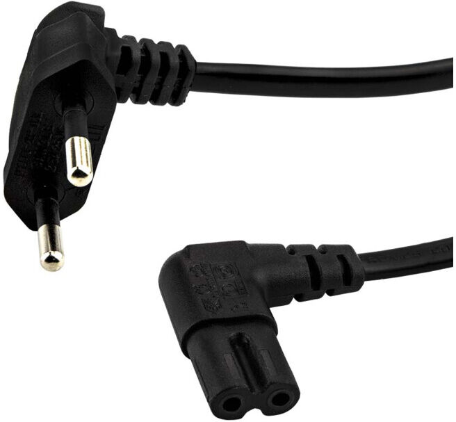 e+p Câble d'alimentation coudé 3 m noir NW 1/3 (000287251000)