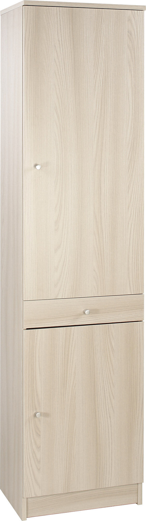 giordanoshop Armadio 2 Ante 1 Cassetto 46x183x34 cm Olmo Chiaro...