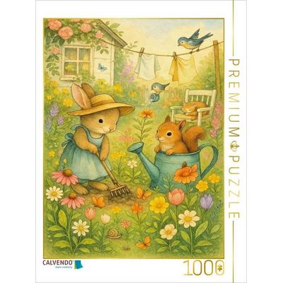 CALVENDO Puzzle Blütenfreude im Garten - Puzzlezauber für Herz und Seele | 1000 Teile Lege-Größe 64x48cm Foto-Puzzle für glückliche Stunden