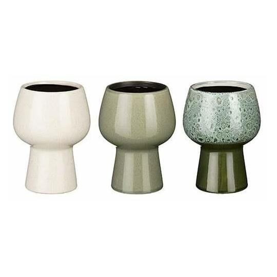 Mica Flowerpot 1133928, ceramics, Ø 12 cm, various colours (12 x 16.50 cm) (1133928)