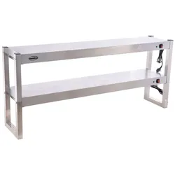 Combisteel Wärmebrücke mit 2 Ebenen und Halogen beheizt 1500x300x650mm